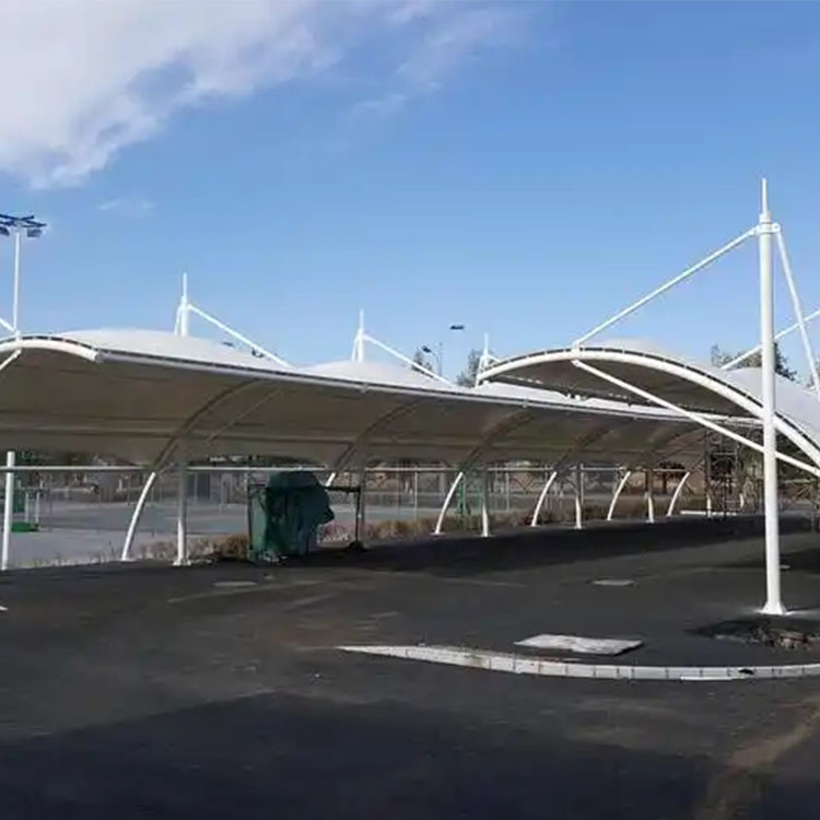 加查县膜结构电动车棚
