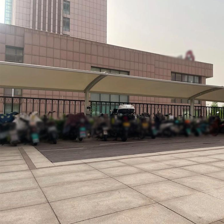 加查县膜结构电动车棚