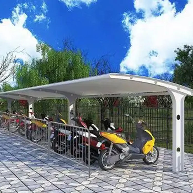 加查县膜结构电动车棚