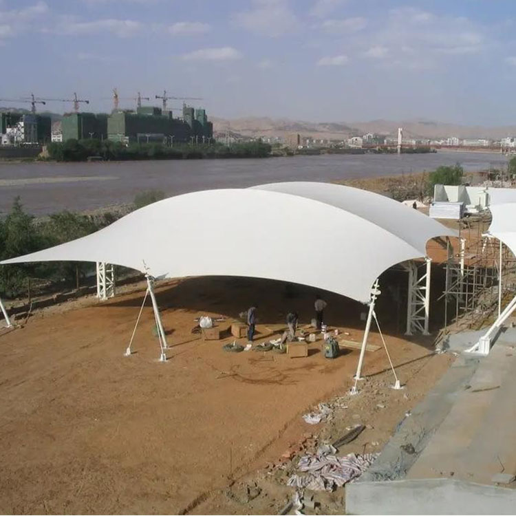 加查县膜结构汽车棚